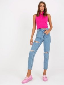 Spodnie jeans-EM-SP-RD1266.83-niebieski rozmiar - 34