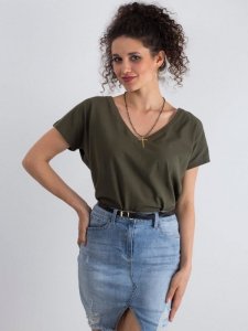 T-shirt-RV-TS-4832.40P-khaki rozmiar - S