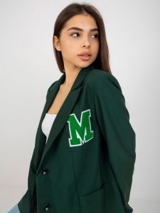 Marynarka-LK-MA-509286-3.01P-ciemny zielony rozmiar - ONE SIZE