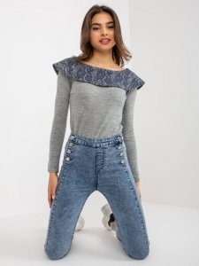 Spodnie jeans-NM-SP-M516.59P-niebieski rozmiar - M
