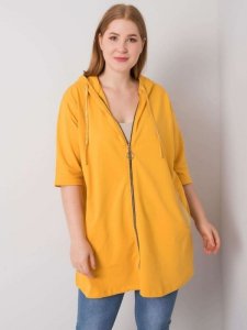 Bluza-RV-BL-6863.59P-ciemny żółty rozmiar - ONE SIZE