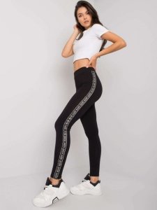 Leginsy-LA-LG-T-45.78P-czarno-srebrny rozmiar - L