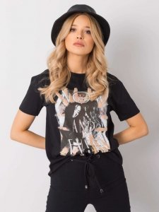 T-shirt-HB-TS-3033.09P-czarny rozmiar - S