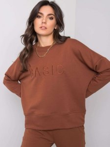 Bluza-RV-BL-6080.19-ciemny brązowy rozmiar - L/XL