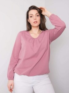 Bluzka-RV-BZ-6332.53P-ciemny różowy rozmiar - 2XL