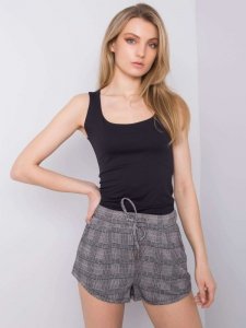 Szorty-D17003O61874K-szaro-czarny rozmiar - XS