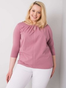 Bluzka-RV-BZ-6334.19P-ciemny różowy rozmiar - XL