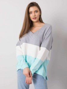 Bluza-RV-BL-5972.07-mietowy rozmiar - S/M