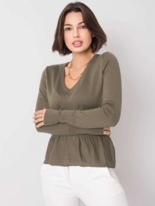 Bluzka-259-BZ-22513.73-khaki rozmiar - S