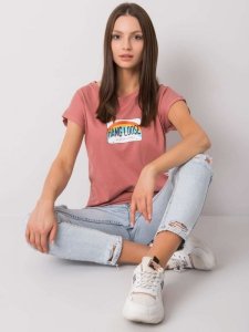 T-shirt-FA-TS-7137.29P-ciemny różowy rozmiar - ONE SIZE