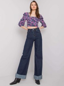 Spodnie jeans-MR-SP-1325.46P-ciemny niebieski rozmiar - 34