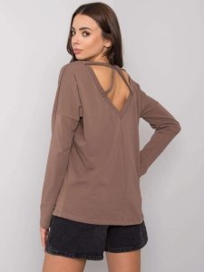 Bluzka-RV-BZ-7315.39X-brązowy rozmiar - L/XL