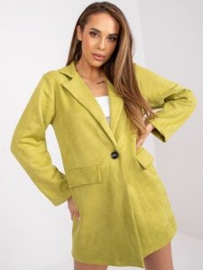 Marynarka-DHJ-MA-15286.88-limonkowy rozmiar - XL