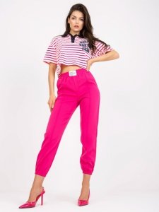 Spodnie-DHJ-SP-15832.64-fuksjowy rozmiar - XL