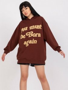 Bluza-FA-BL-7716.39-ciemny brązowy rozmiar - ONE SIZE