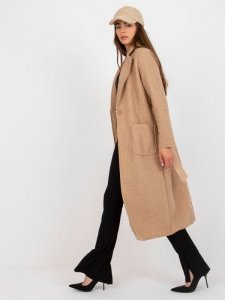 Płaszcz-TW-PL-BI-5220.63-beżowy rozmiar - ONE SIZE