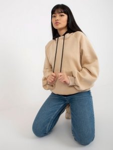 Bluza-EM-BL-696.68-beżowy rozmiar - ONE SIZE