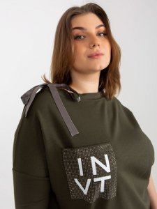 Bluzka-EM-BZ-HW-20-478.42P-khaki rozmiar - XL