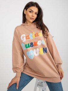 Bluza-FA-BL-8117.48-camelowy rozmiar - ONE SIZE