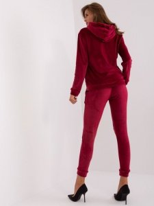 Komplet-RV-KMPL-6084.92P-bordowy rozmiar - L/XL