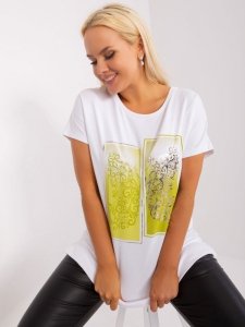 Bluzka-RV-BZ-8863.88-limonkowy rozmiar - ONE SIZE