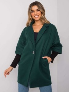 Płaszcz-CHA-PL-0409.30X-ciemny zielony rozmiar - S/M