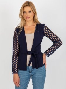Marynarka-LK-MA-506736.15-granatowy rozmiar - 40