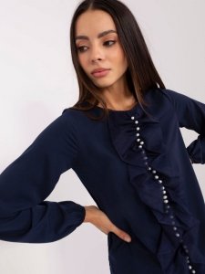 Bluzka-LK-BZ-506673.36-granatowy rozmiar - 36