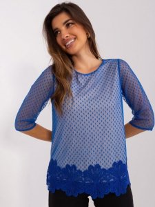 Bluzka-LK-BZ-506729.63P-ciemny niebieski rozmiar - 36