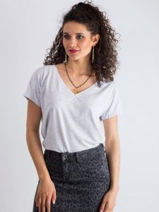 T-shirt-RV-TS-4832.27P-jasny szary rozmiar - XS