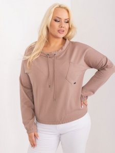 Bluzka-RV-BZ-9234.38-jasny brązowy rozmiar - ONE SIZE