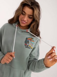 Bluza-D20005M02679A-pistacjowy rozmiar - L