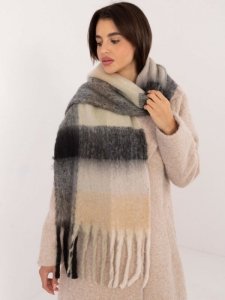Szalik-AT-SZ-2312501.62-czarno-beżowy rozmiar - ONE SIZE