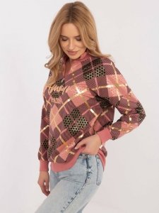 Bluza-CLM-BL-1259.59-ciemny różowy rozmiar - S