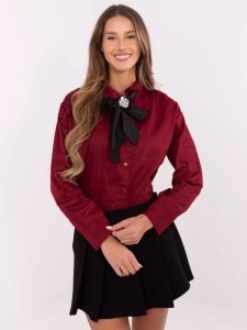 Koszula-DHJ-KS-9236.92P-bordowy rozmiar - ONE SIZE