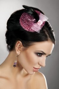 Mini Top Hats Pink Różowy LC 12021 Model 14 LivCo Corsetti Fashion Model 14