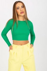 Bluzka Model RV-BZ-8010.82 Green - Rue Paris