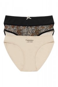 Komplet Figi Model Mimi 36508 K046 3pack Beige/Black - Henderson