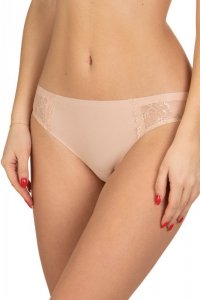 Figi mini bikini Laser cut POL 5006 MB 06 beżowe