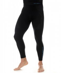 Brubeck Spodnie Thermo LE11840A czarno-niebieskie