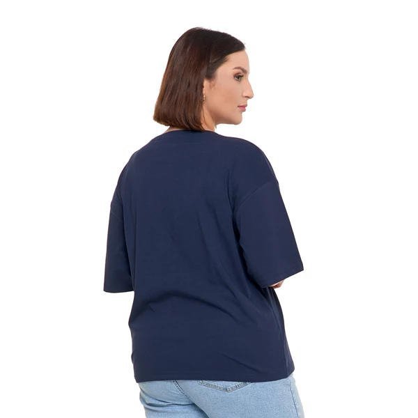 T-SHIRT DAMSKI OVERSIZE Z NADRUKIEM BD1900-037