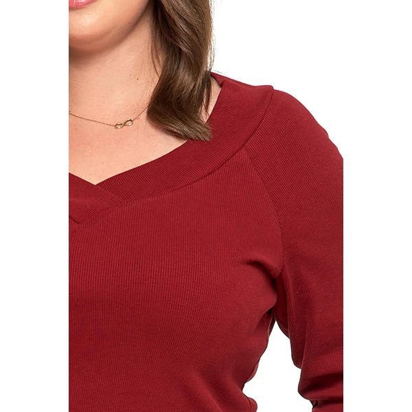 BLUZKA DAMSKA W SEREK BD2200-016