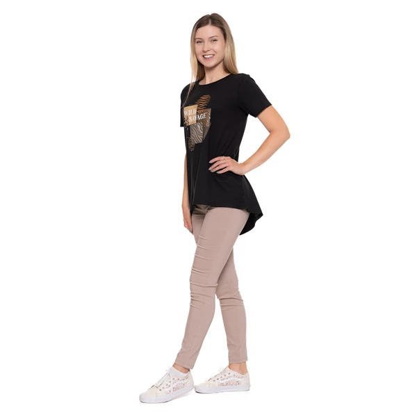 T-SHIRT DAMSKI Z PRINTEM BD2500-029