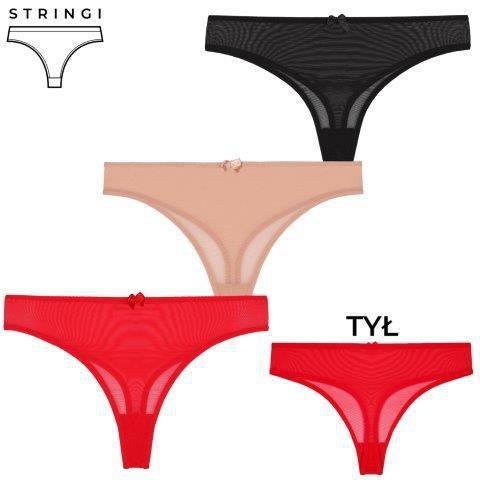 STRINGI DAMSKIE TRANSPARENTNE BDM451-045