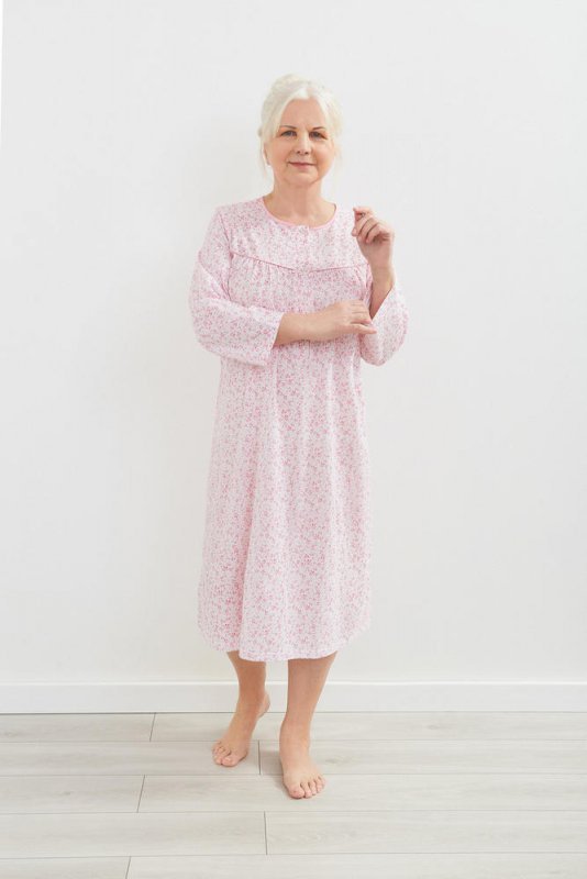 KOSZULA NOCNA DAMSKA BOGNA II 204 3XL-4XL DŁ/RĘKAW