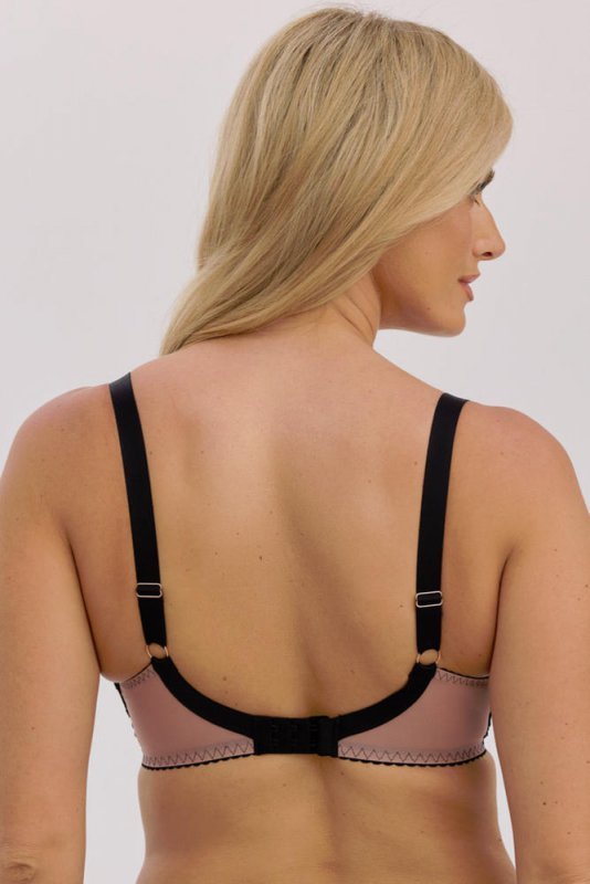 BIUSTONOSZ SEMI-SOFT FATMA BSO 1374 CZARNY-MOKKA