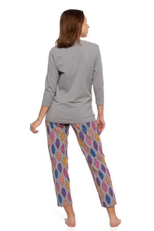 PIŻAMA DAMSKA PLUS SIZE PDD4700-011 AW2024/25