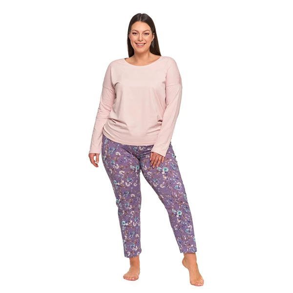 PIŻAMA NOCNA DAMSKA PLUS SIZE PDD5800-002 - AW2024/25