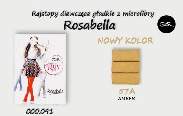 ROSABELLA - RAJSTOPY DZIECIĘCE MICROFIBRA 60 DEN - 000.091