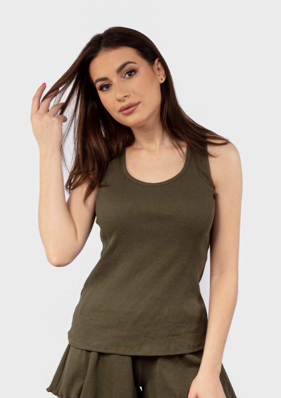 D Karen Bokserka DK-K-P3 KHAKI BAWEŁNA PRĄŻKI